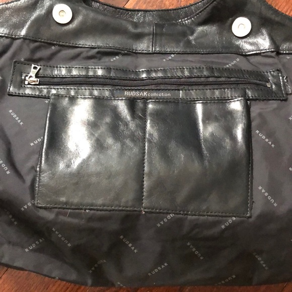 Supple leather Rudsak shoulder bag - Picture 8 of 16